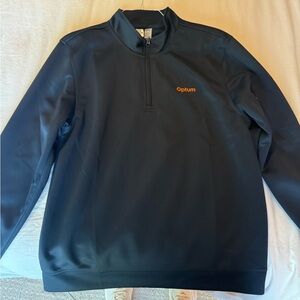 Men’s quarter zip “Optum” logo